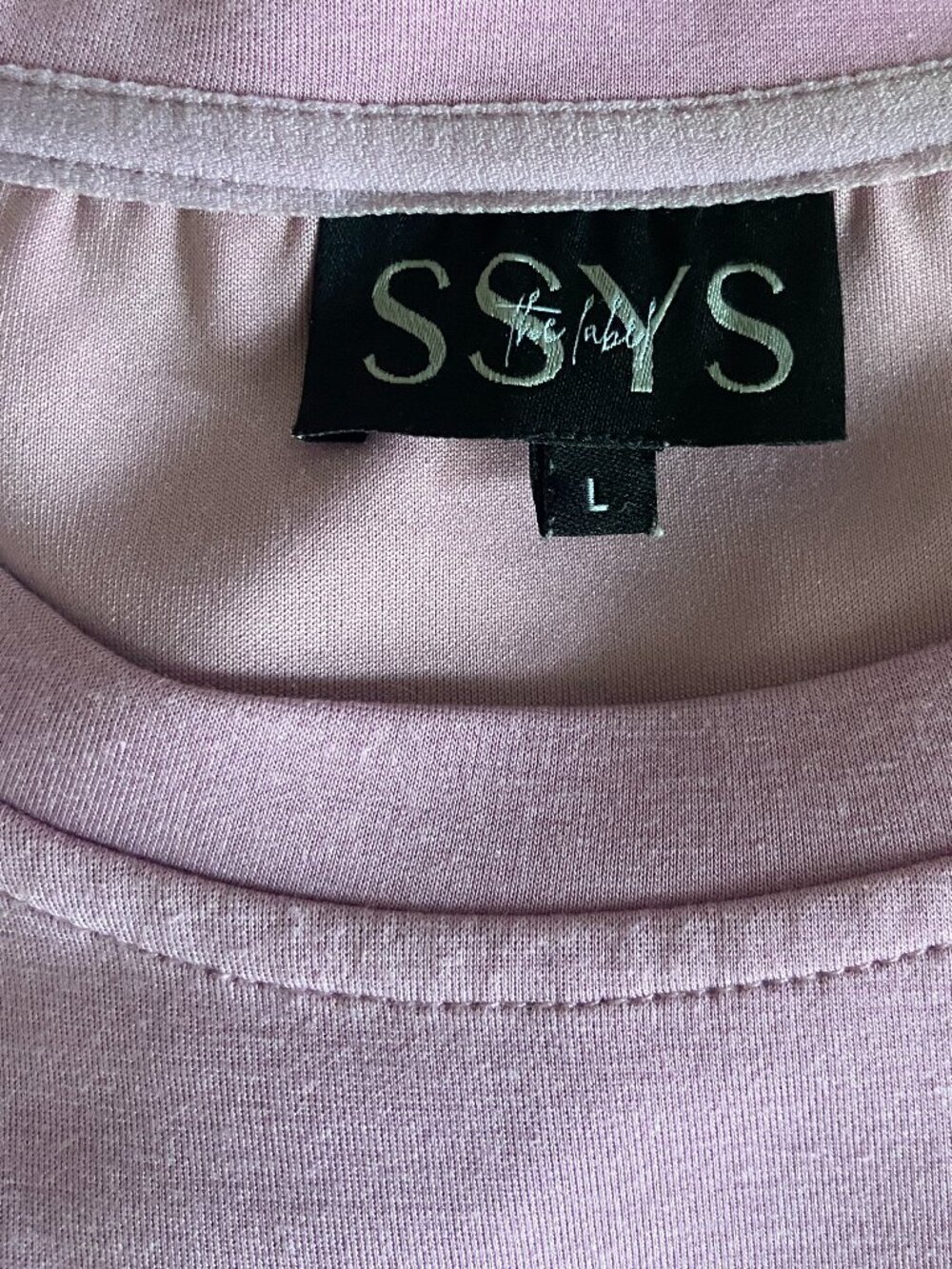 SSYS Ruffle Shoulder Air Fabric Top - Lilac – Athleisure - Sz L